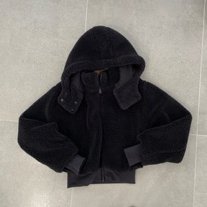 Alo Yoga Foxy Sherpa Jacket Black